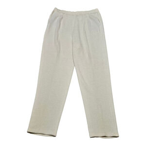 St. John Basics Cream Pants Size 10